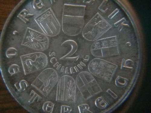 1930 Austria 2 Schilling Walther von der Vogelweide