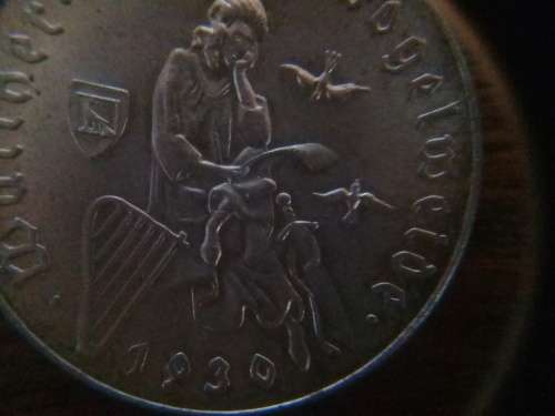 1930 Austria 2 Schilling Walther von der Vogelweide