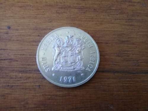 1971 Springbok Silver Rand Proof Coin.