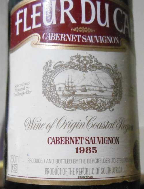Fleur De Cap 1985 Cabernet Sauvignon