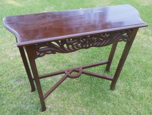 Mahogany Wall Table