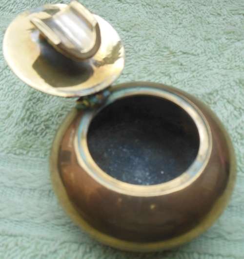 Brass Traveling Ash Tray