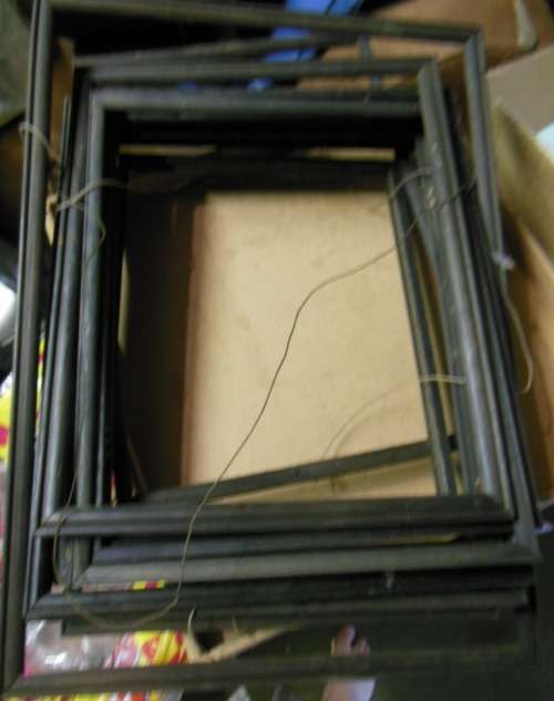 Collection of Vintage Wood Picture frames