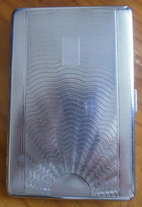 Stainless Steel Cigarette Case and Hip Flask