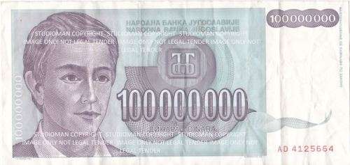 Two Yugoslavia Dinar