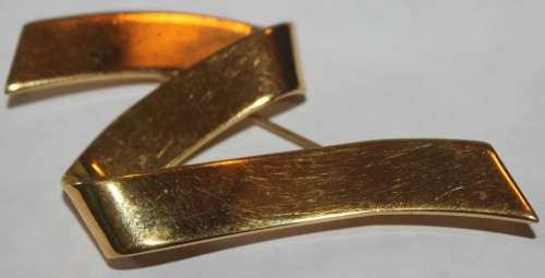 Monet Gold Tone Brooches