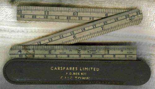 Vintage Pocket Ruler