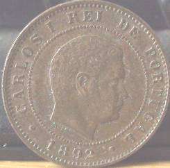 1892  Portugal 10 Reis