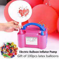 Balloon Air Pump Electric High Power Two Nozzle Air Blower