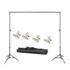 2M X 2M Adjustable Backdrop Support Stand Photography Kit
