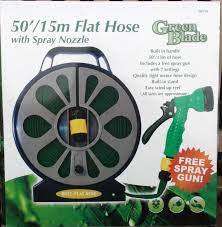 50/15m Flat Hose With 7 Setting Spray Nozzle