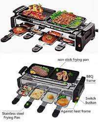 ELECTRIC AND BARBEQUE GRILL