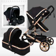 3 IN 1 Baby Carrier, Car Seat and Stroller-black
