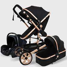 3 IN 1 Baby Carrier, Car Seat and Stroller-black