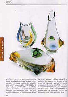 * A MAGNIFICENT & MOST ELEGANT CZECH ART GLASS VASE DESIGNED BY FRANTISEK ZEMEK FOR MSTISOV