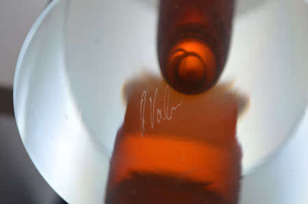 DAZZLINGLY BEAUTIFUL & HEAVY CZECH VASE, DESIGNED, SIGNED & MADE BY ALES VALNER