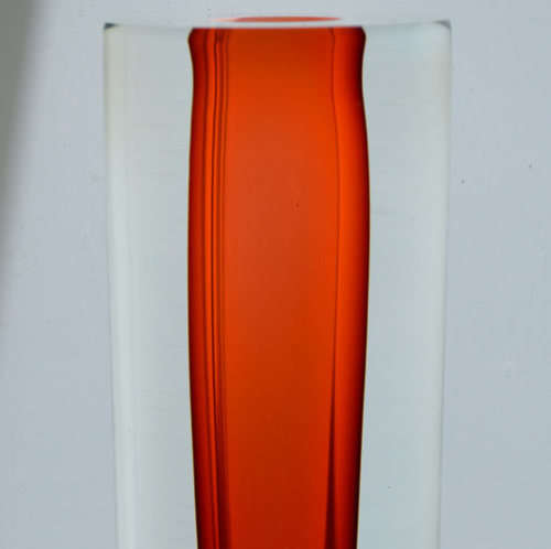 DAZZLINGLY BEAUTIFUL & HEAVY CZECH VASE, DESIGNED, SIGNED & MADE BY ALES VALNER
