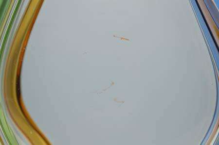 * A MAGNIFICENT & MOST ELEGANT CZECH ART GLASS VASE DESIGNED BY FRANTISEK ZEMEK FOR MSTISOV