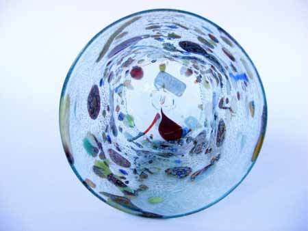 * MAGNIFICENT BEAUTY! BRAND NEW, SIGNED & IN ORIGINAL PACKAGING. MURANO TUMBLER IMPORTED FROM ITALY!