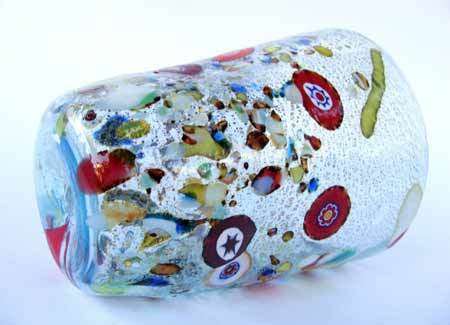 * MAGNIFICENT BEAUTY! BRAND NEW, SIGNED & IN ORIGINAL PACKAGING. MURANO TUMBLER IMPORTED FROM ITALY!