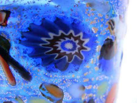 * MAGNIFICENT BEAUTY! BRAND NEW, SIGNED & IN ORIGINAL PACKAGING. MURANO TUMBLER IMPORTED FROM ITALY!