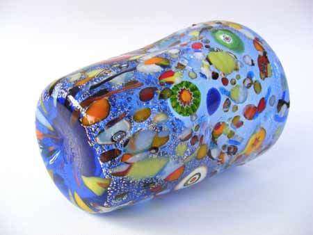 * MAGNIFICENT BEAUTY! BRAND NEW, SIGNED & IN ORIGINAL PACKAGING. MURANO TUMBLER IMPORTED FROM ITALY!