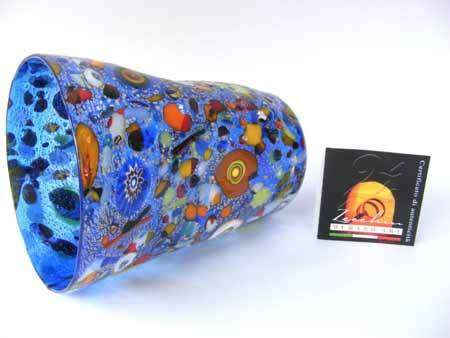 * MAGNIFICENT BEAUTY! BRAND NEW, SIGNED & IN ORIGINAL PACKAGING. MURANO TUMBLER IMPORTED FROM ITALY!