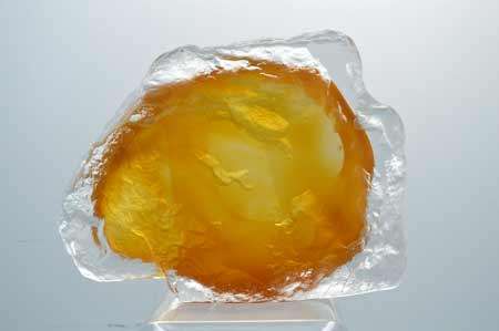 ** ART GLASS SCULPTURE - CZECH ART GLASS AT ITS BEST! CONTEMPORAY DESIGN BY HVLAKA