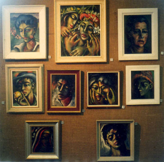 * JOHANNES MEINTJES: BOY : ORIGINAL, SIGNED & DATED OIL PAINTING (1960) : A BEAUTIFUL JEWEL!