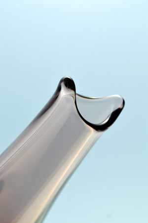 * MAGNIFICENT ZBS CZECH ART GLASS VASE, DESIGNED BY PROF MILOSLAV KLINGER (1922-1999)