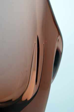 * MAGNIFICENT ZBS CZECH ART GLASS VASE, DESIGNED BY PROF MILOSLAV KLINGER (1922-1999)