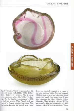 *A RARE 1955 CZECH HARRACH 'HARRTIL' VASE WITH WOVEN FIBRES, DESIGNED BY MILOS PULPITEL &  SCHWEDLER