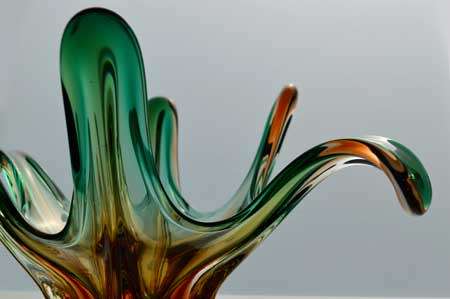 XXL SENSUAL & SENSATIONAL TOP QUALITY MURANO BOWL - MID CENTURY ART GLASS AT ITS BEST!