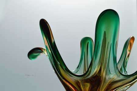 XXL SENSUAL & SENSATIONAL TOP QUALITY MURANO BOWL - MID CENTURY ART GLASS AT ITS BEST!