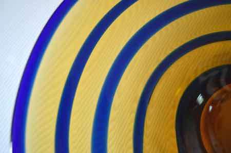 * RARE 20th CENTURY CZECH ART GLASS AT ITS BEST! FUNKY MODERN DESIGN BY PROF VLADIMIR KOPECKY (ATTR)