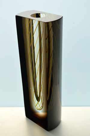 MAGNIFICENT 21st CENTURY CZECH ART GLASS! CONTEMPORAY DESIGN BY MR PAVEL HAVELKA (Zdár nad Sázavou)