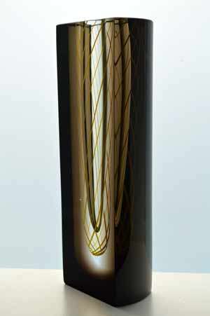 MAGNIFICENT 21st CENTURY CZECH ART GLASS! CONTEMPORAY DESIGN BY MR PAVEL HAVELKA (Zdár nad Sázavou)