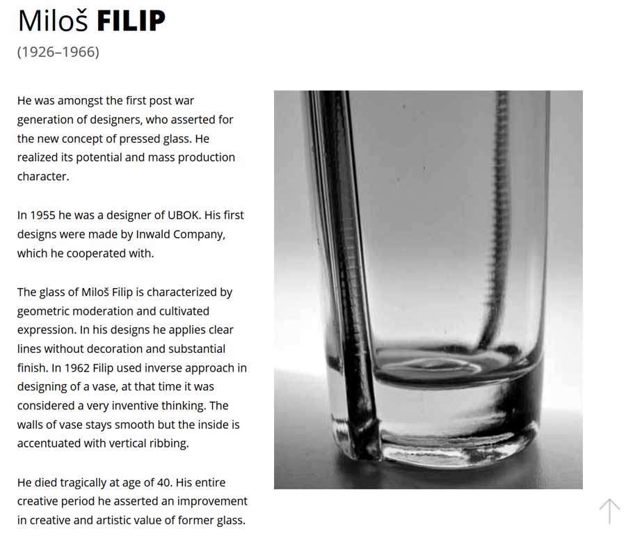 RARE & BEAUTIFUL CZECH ART GLASS ARCHITECTURAL VASE, DESIGNED BY MILOS FILIP IN 1966 FOR ROSICE SKLO