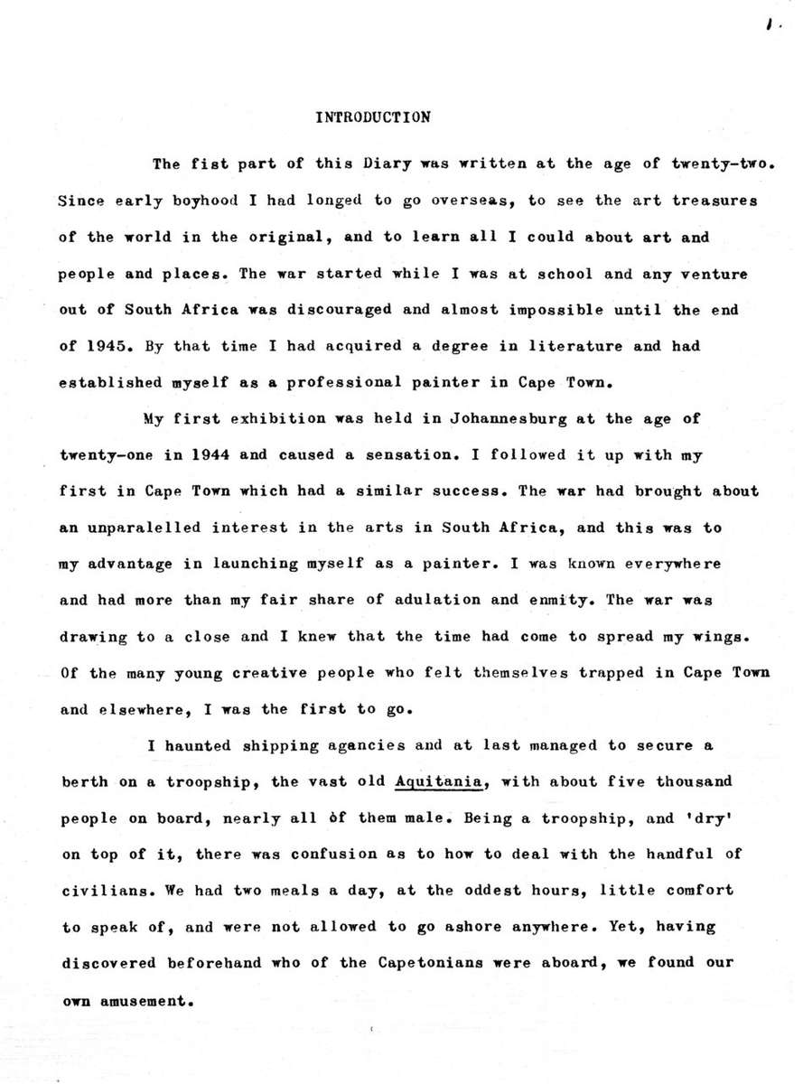 RARE, BRAND NEW BOOK: JOHANNES MEINTJES - LONDON DIARIES 1946 & 1958 (IN ENGLISH, PUBLISHED 2010)