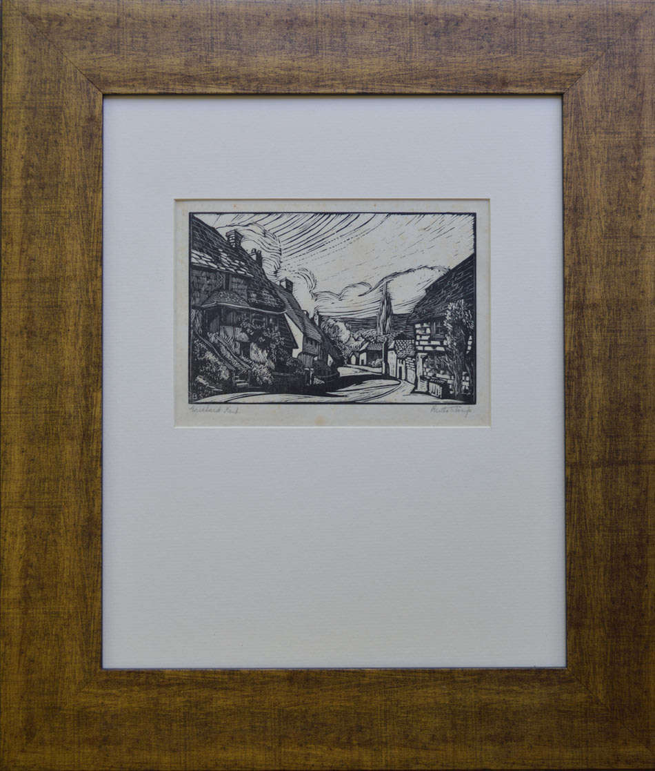 ** BERTHA STAMP (BRITISH) : GOUDHURST VILLAGE