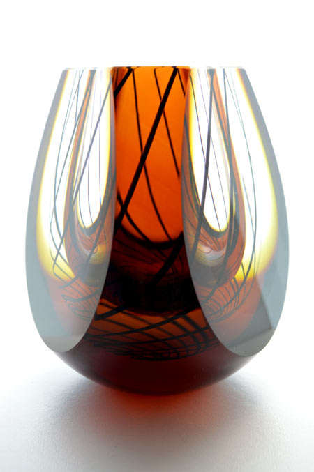 MAGNIFICENT 21st CENTURY CZECH ART GLASS! CONTEMPORAY DESIGN BY MR PAVEL HAVELKA (Zdár nad Sázavou)