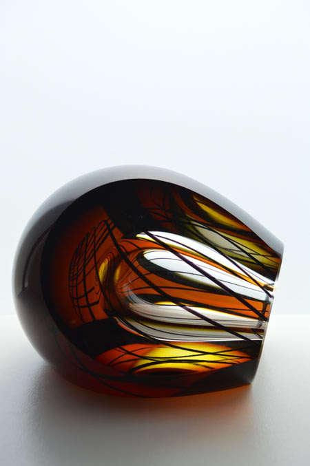 MAGNIFICENT 21st CENTURY CZECH ART GLASS! CONTEMPORAY DESIGN BY MR PAVEL HAVELKA (Zdár nad Sázavou)