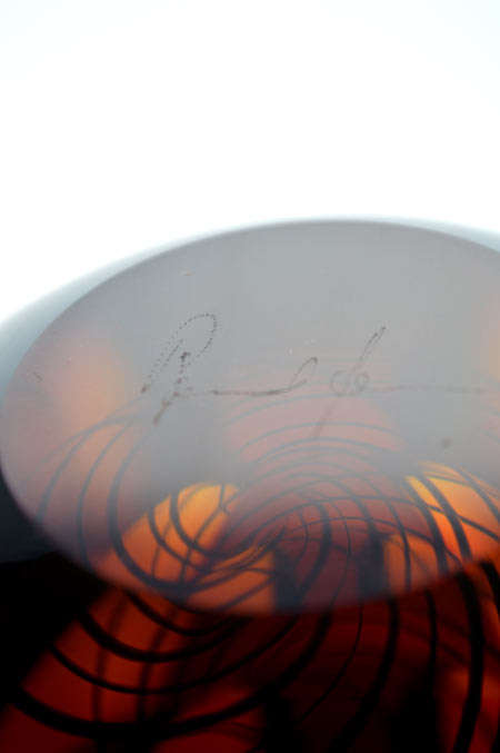 MAGNIFICENT 21st CENTURY CZECH ART GLASS! CONTEMPORAY DESIGN BY MR PAVEL HAVELKA (Zdár nad Sázavou)