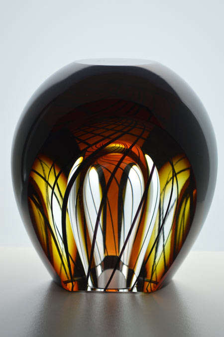 MAGNIFICENT 21st CENTURY CZECH ART GLASS! CONTEMPORAY DESIGN BY MR PAVEL HAVELKA (Zdár nad Sázavou)