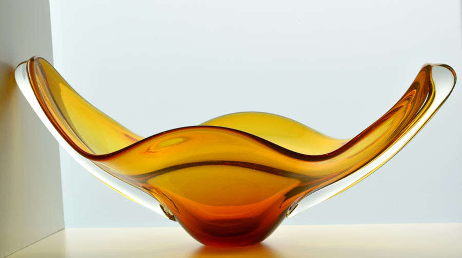 VERY LARGE & MAGNIFICENT TOP QUALITY MURANO GLASS SCULPTURE: MID CENTURY ART GLASS AT ITS VERY BEST!