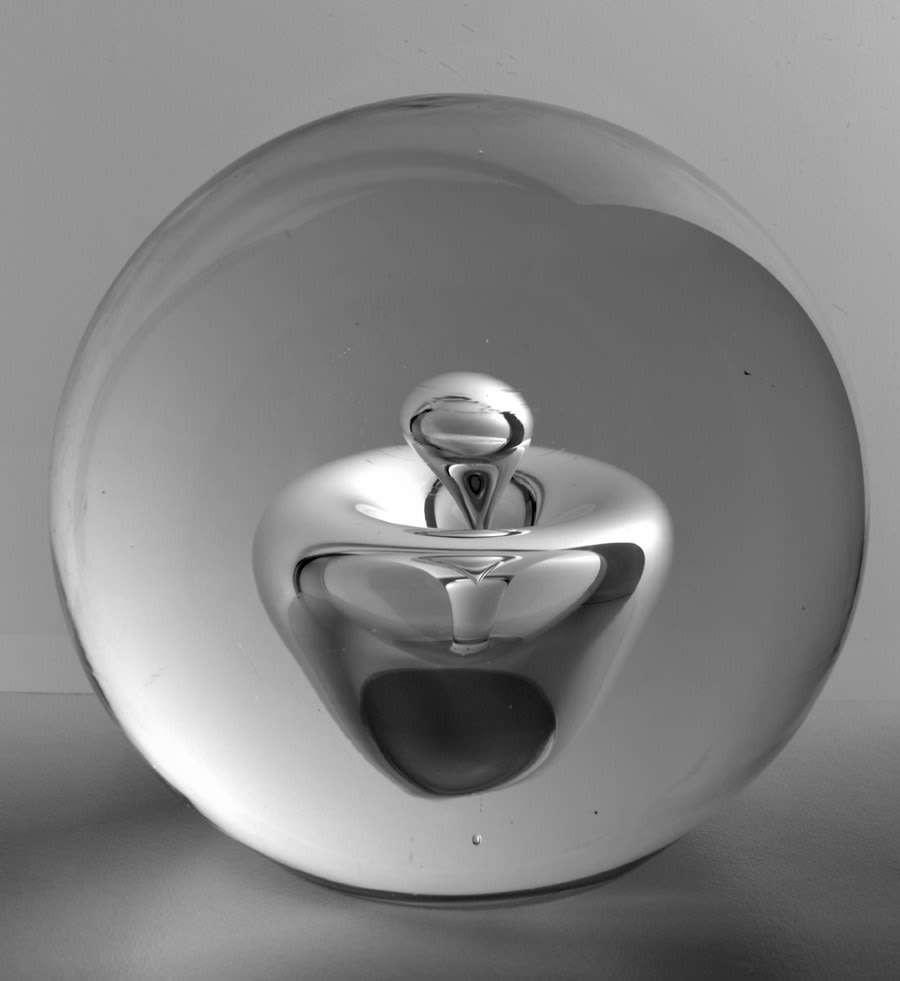 Gigantic and absolutely magnificent Skrdlovice paperweight designed by Rudolf Beranek in 1971
