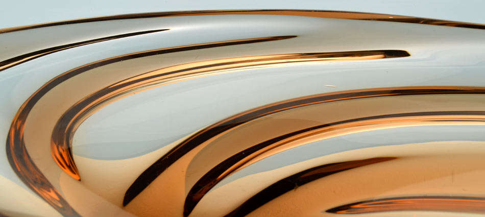 * MASSIVE, LEGENDARY AND HEAVY SKRDLOVICE `ANDROMEDA` BOWL: DESIGNED BY JAROSLAV BERANEK IN 1953