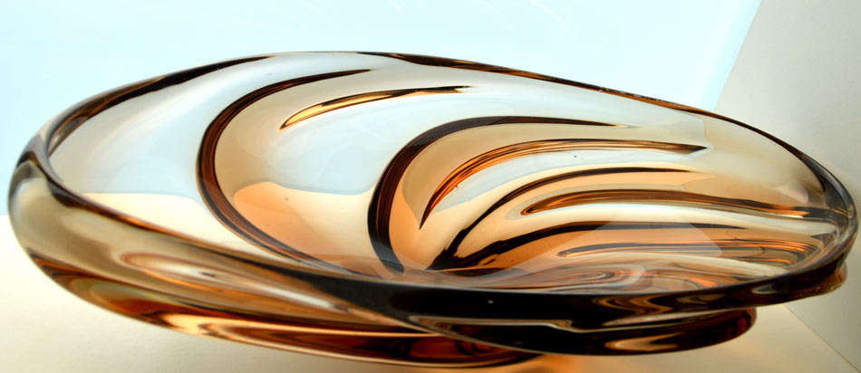 * MASSIVE, LEGENDARY AND HEAVY SKRDLOVICE `ANDROMEDA` BOWL: DESIGNED BY JAROSLAV BERANEK IN 1953