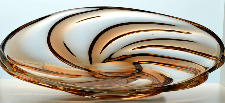 * MASSIVE, LEGENDARY AND HEAVY SKRDLOVICE `ANDROMEDA` BOWL: DESIGNED BY JAROSLAV BERANEK IN 1953