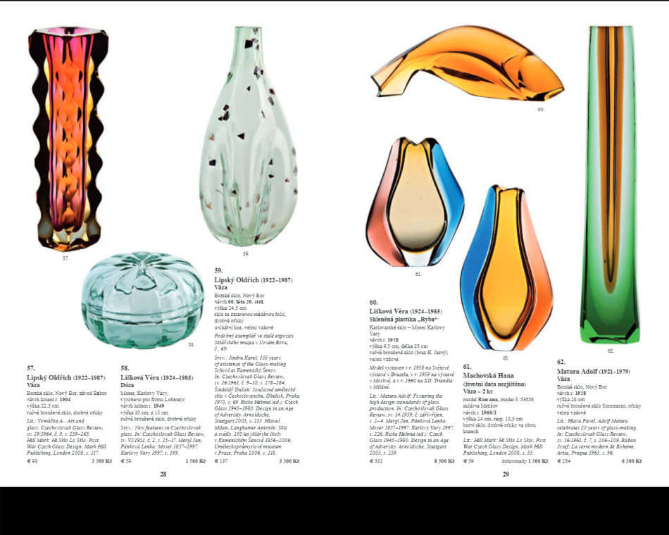 *A RARE 1955 CZECH HARRACH 'HARRTIL' VASE WITH WOVEN FIBRES, DESIGNED BY MILOS PULPITEL &  SCHWEDLER